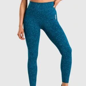 GYMSHARK| Adapt Animal Seamless pants in Teal SZ XS EUC